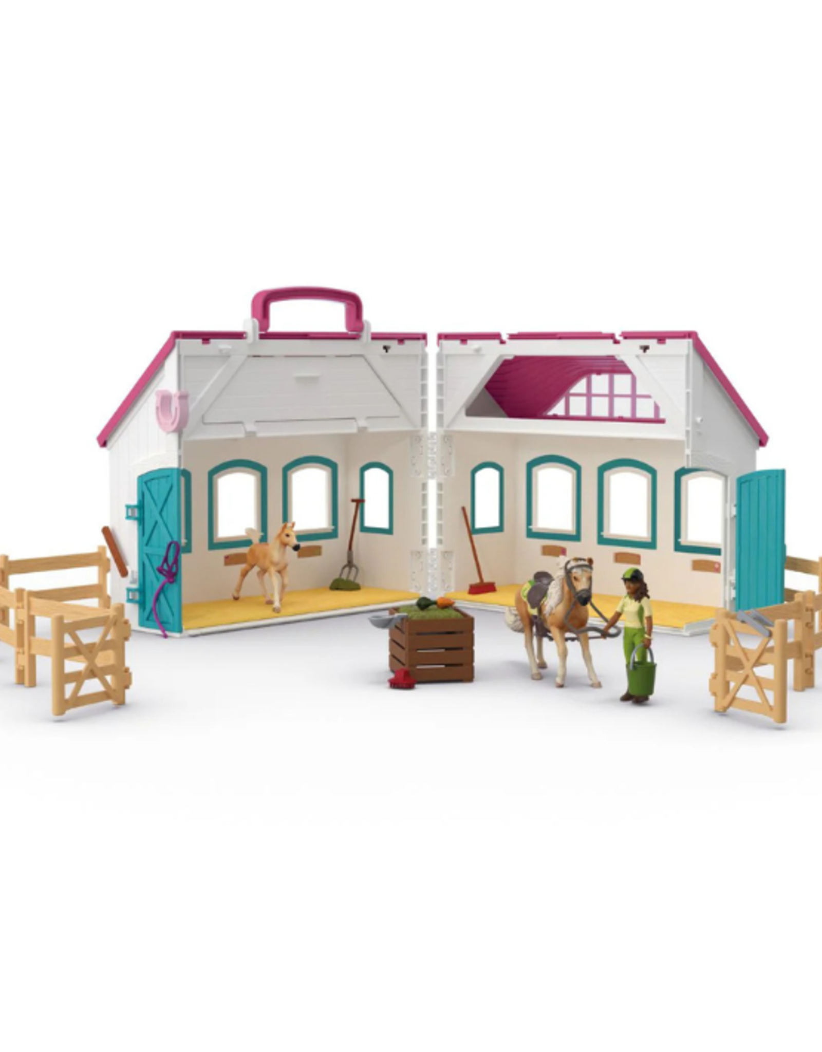 Schleich Schleich - Horse Club - 42703 - Open Stable "Little Horseshoe"