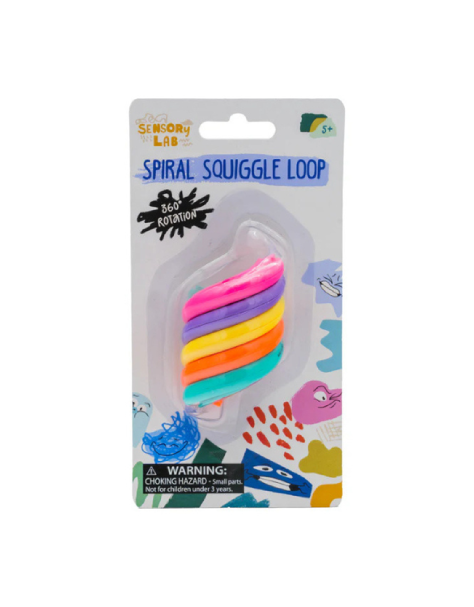 Toysmith Toysmith - Sensory Lab Spiral Squiggle Loop