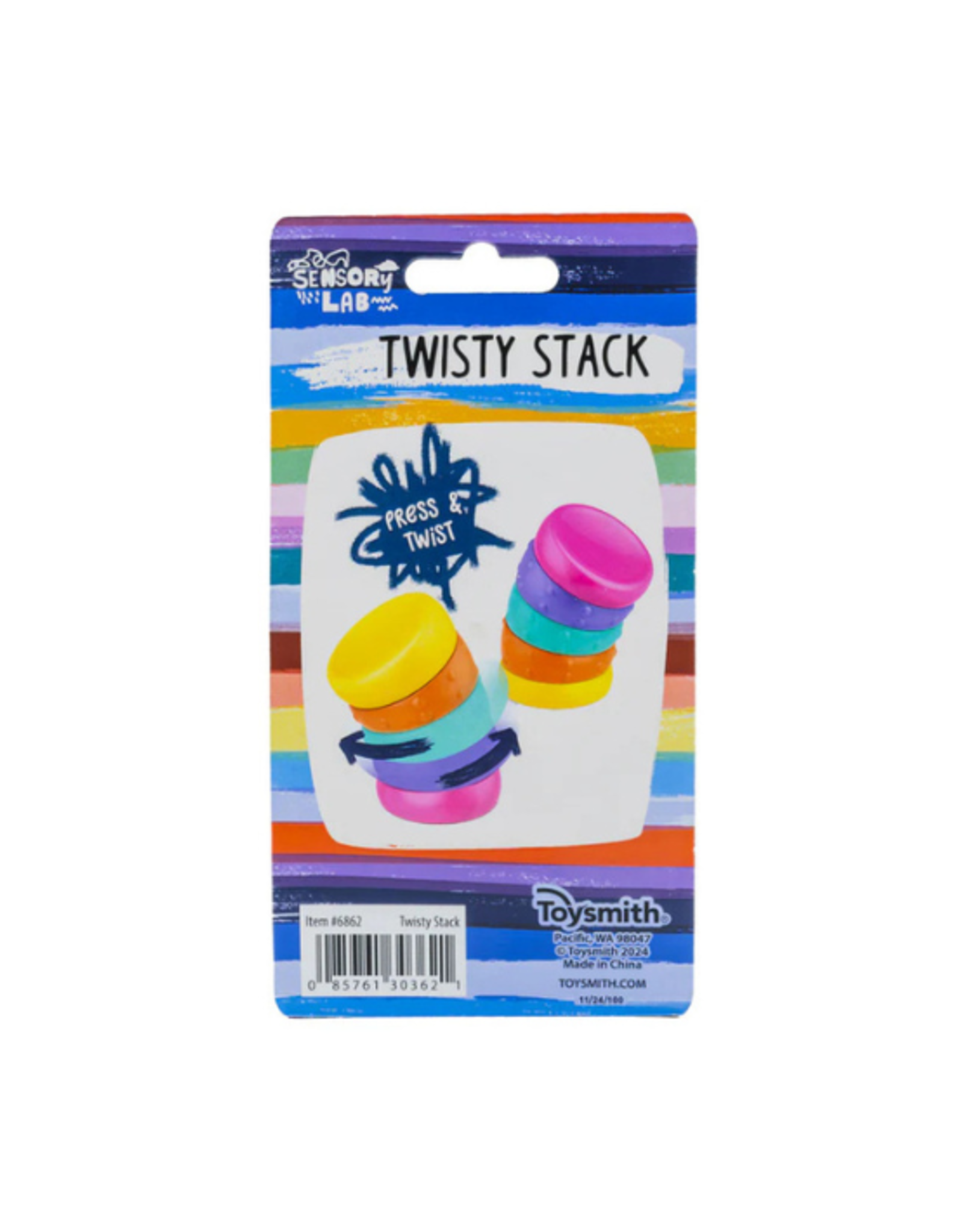 Toysmith Toysmith - Sensory Lab Twisty Stack