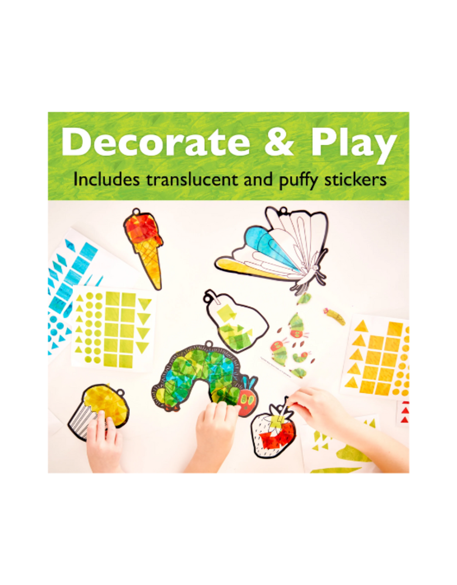 Creativity for Kids Creativity for Kids - The Very Hungry Caterpillar Sticker Suncatchers