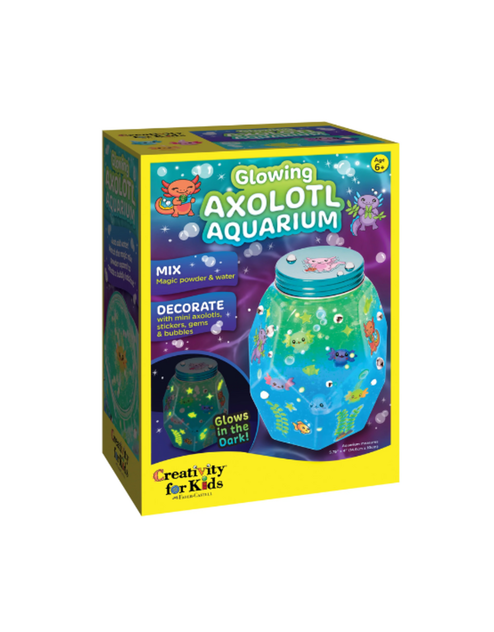 Creativity for Kids Creativity for Kids - Glowing Axolotl Aquarium