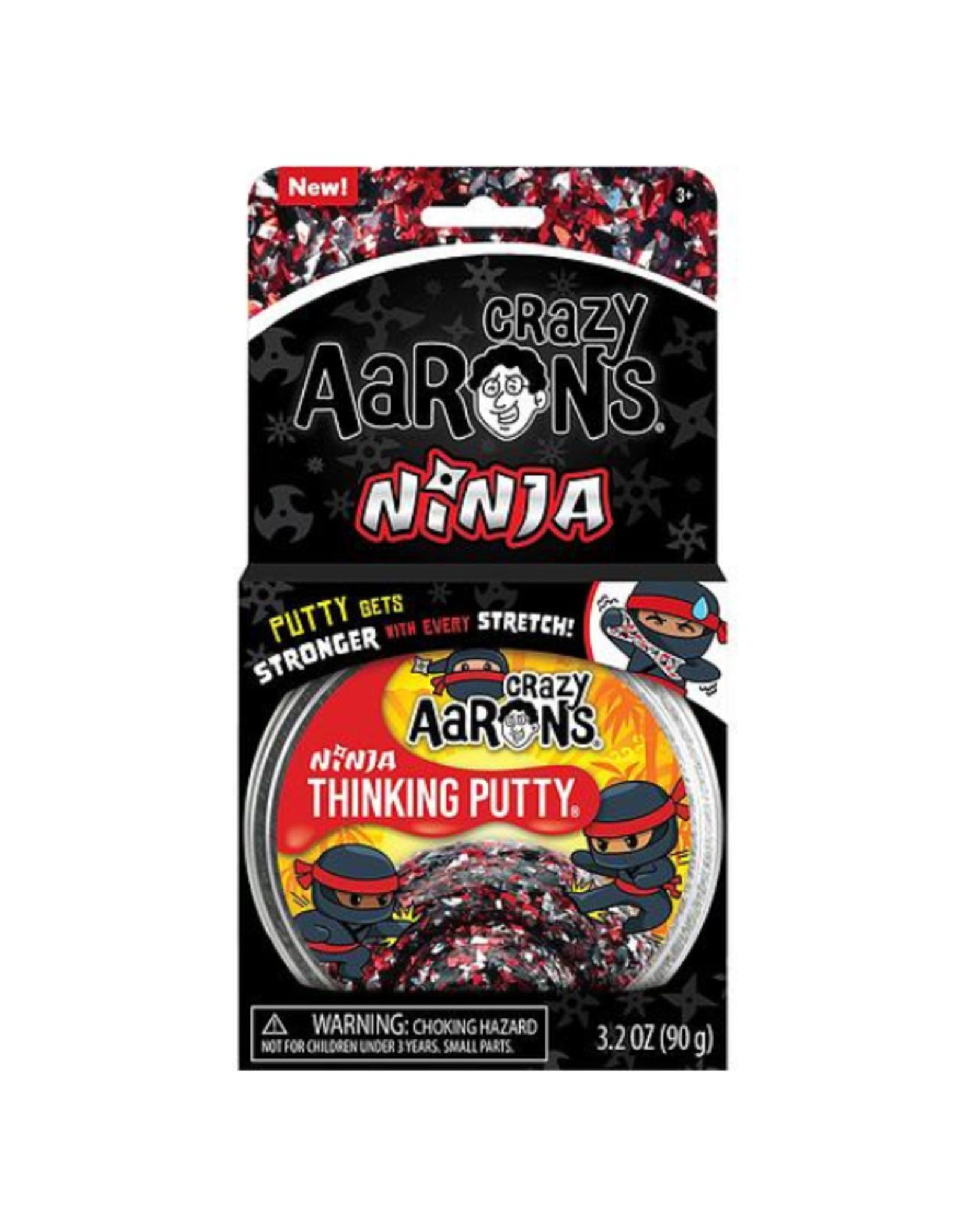 Crazy Aarons Crazy Aarons - 4" Ninja Thinking Putty