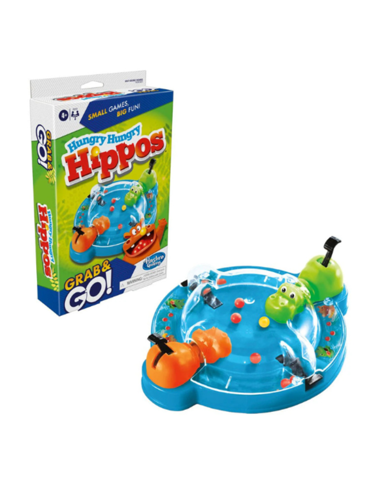 Hasbro Gaming Hasbro - Grab and Go Hungry Hungry Hippos