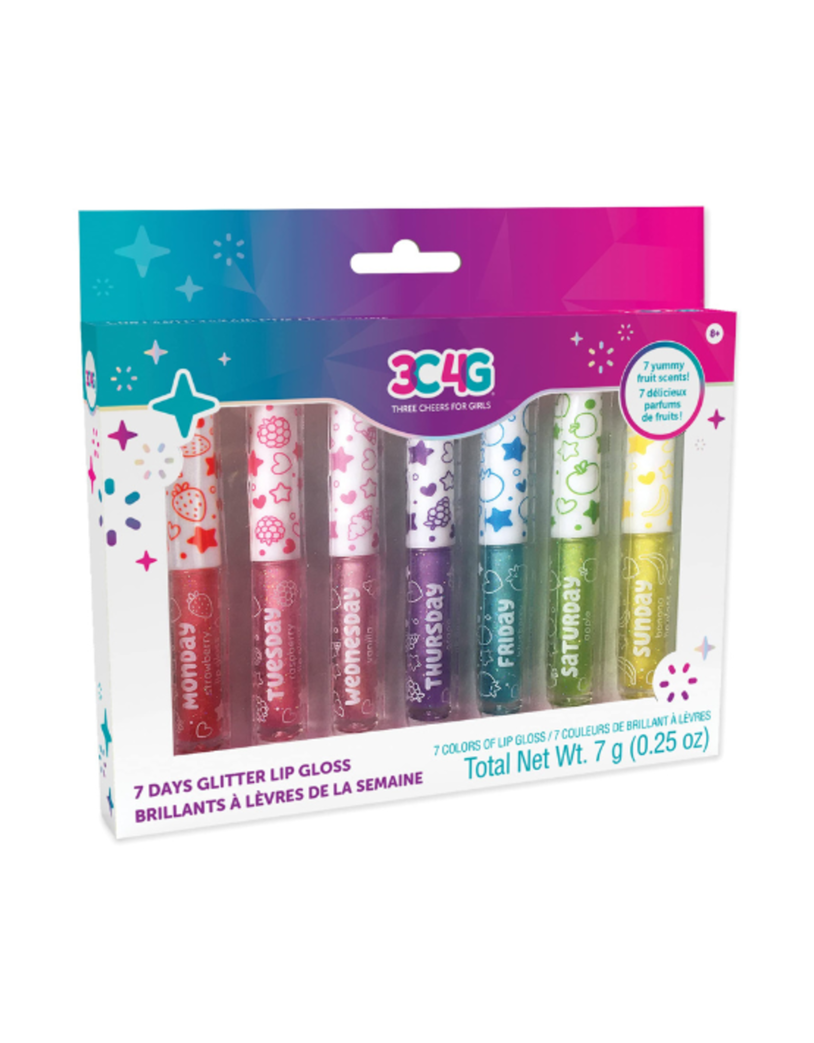 3C4G 3C4G - 7 Days Glitter Lip Gloss