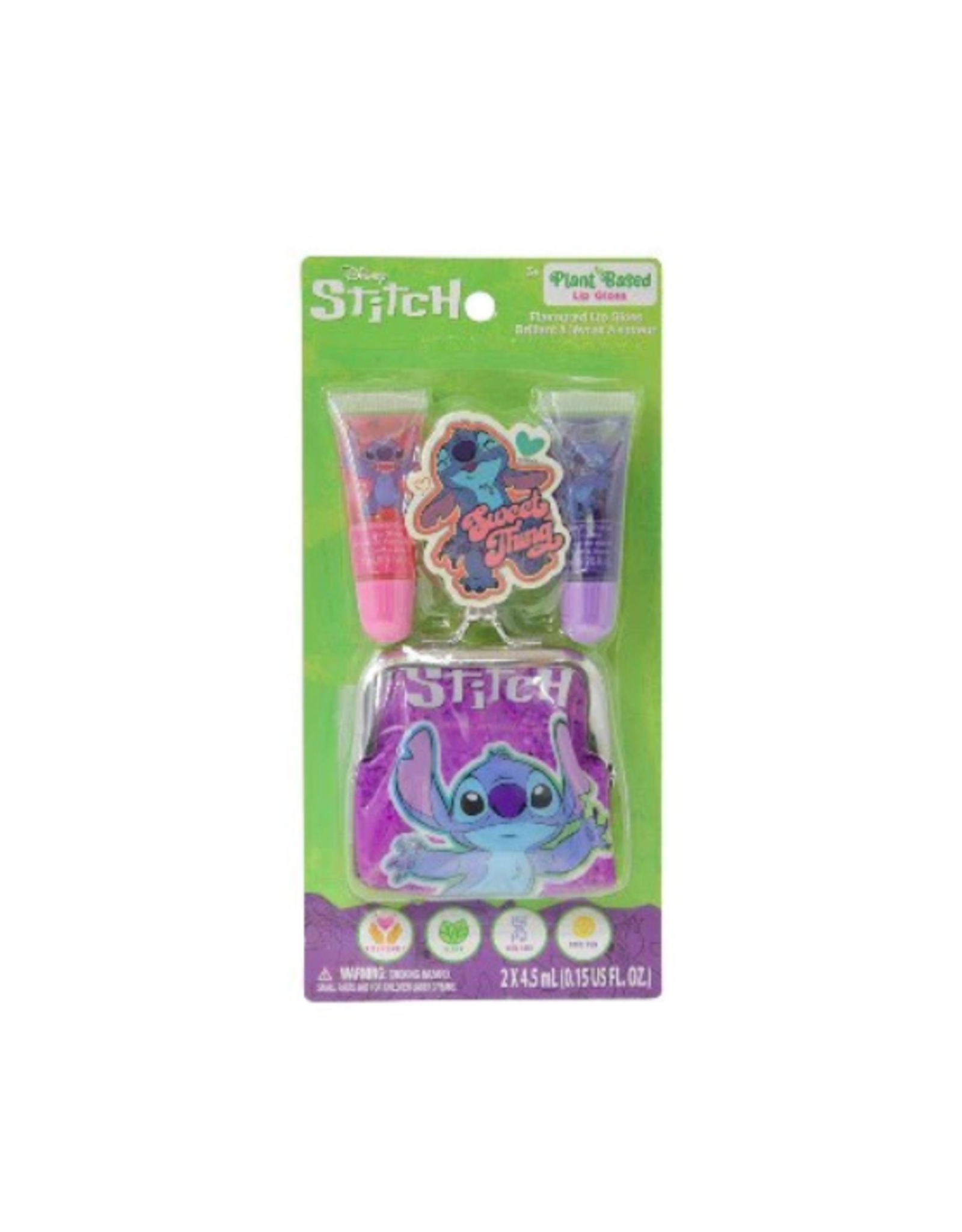 Townley Girl Townley Girl - Lilo and Stitch Juicy Tube Gloss 2pk with Mini Bag