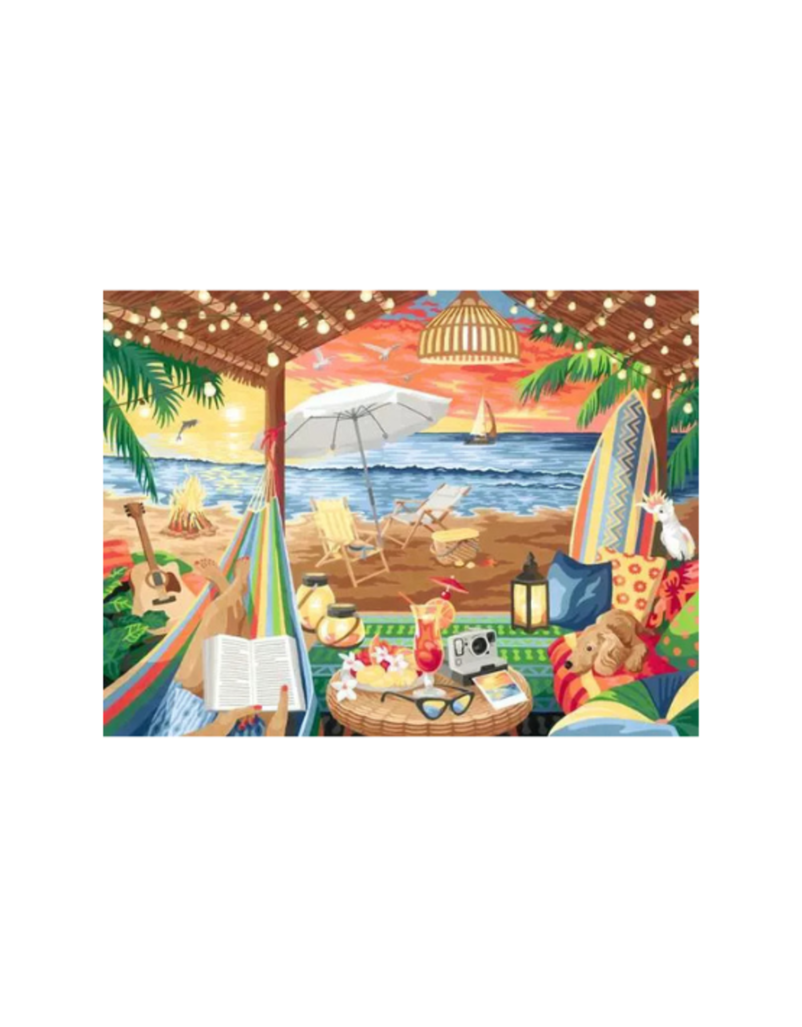 Ravensburger Ravensburger - CreArt - Cozy Cabana Canvas Edition