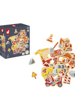 Janod Janod - Construction Equipment Magnets 24pcs