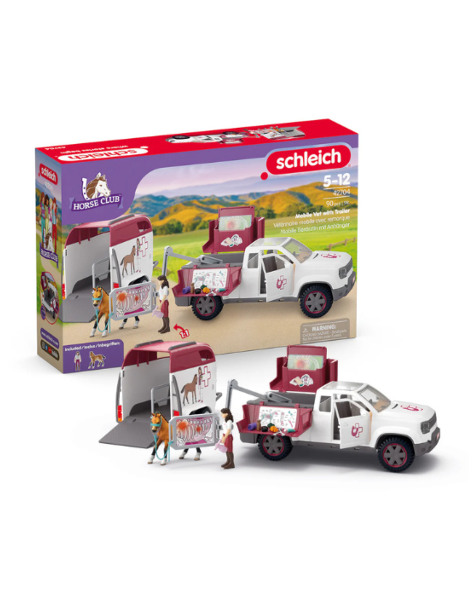Schleich Schleich - Horse Club - 42704 - Mobile Vet with Trailer