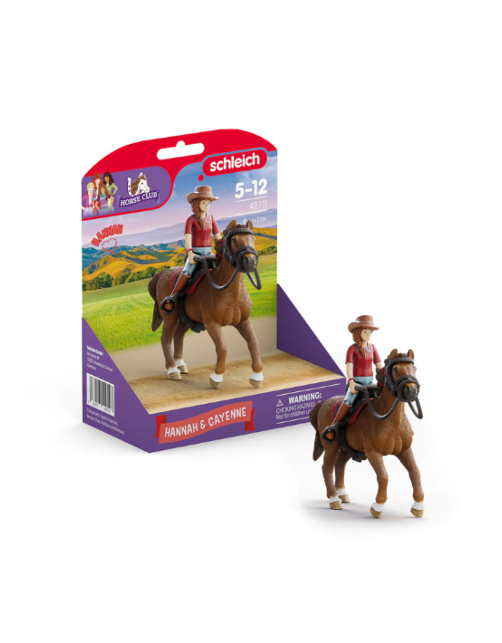 Schleich Schleich - Horse Club - 42711 - Horse Club Hannah & Cayenne