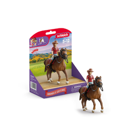 Schleich Horse Club 42711 Horse Club Hannah & Cayenne