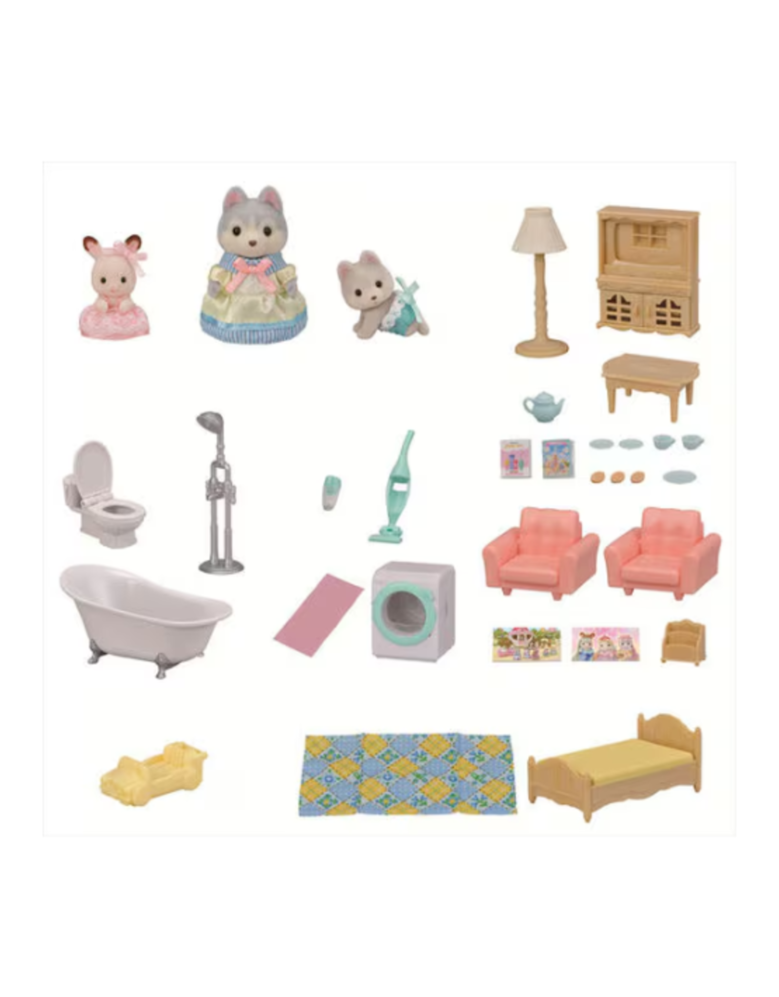 Calico Critters Calico Critters - Red Roof Country Home Gift Set Secret Attic Playroom