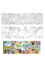 eeBoo Eeboo - Fold-Out Coloring Book Wild Things