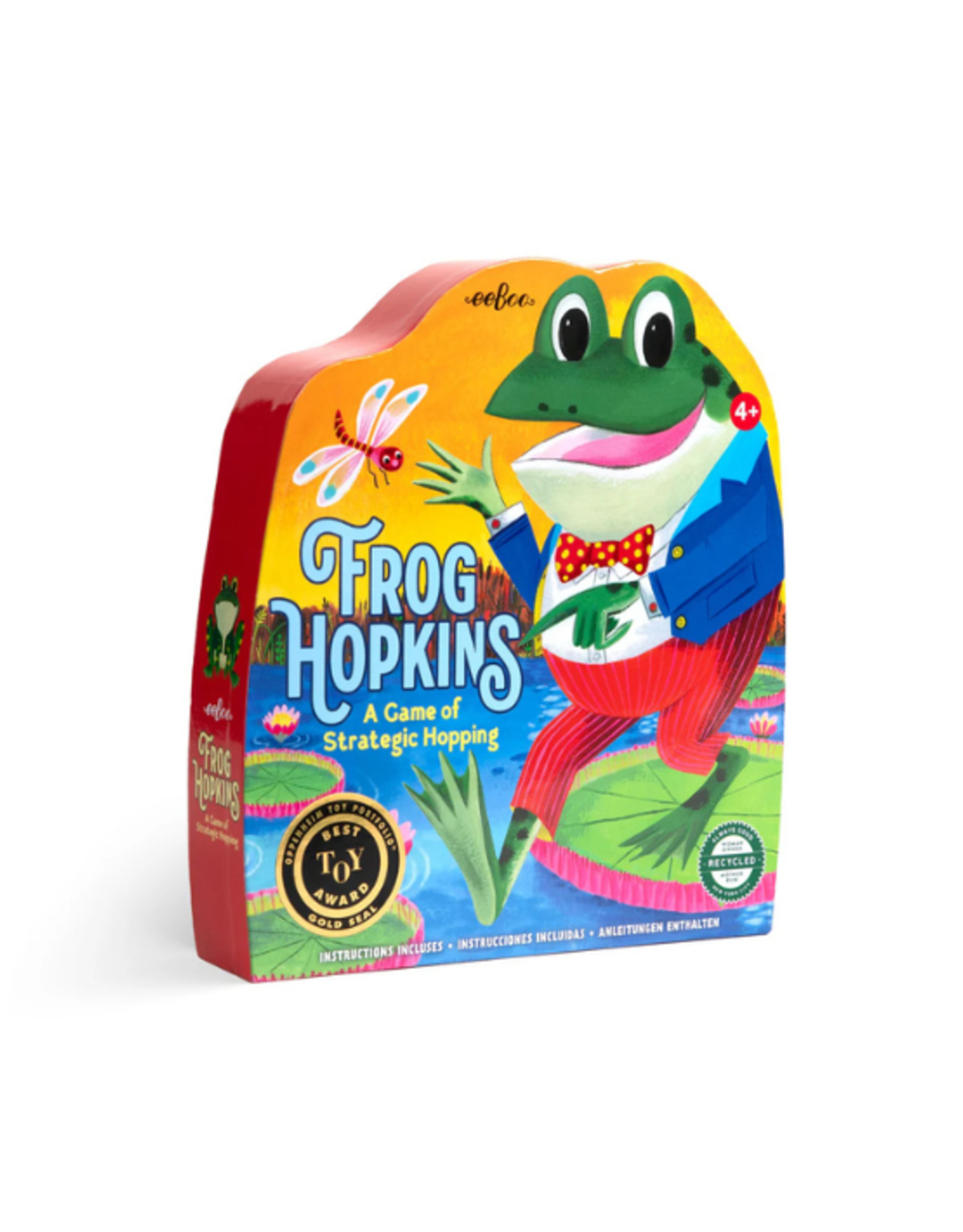 eeBoo Eeboo - Frog Hopkins Shaped Game