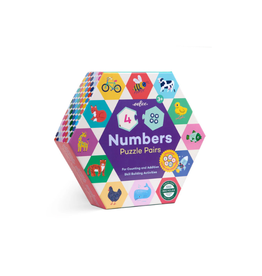eeBoo Numbers Hexagon Puzzle Pairs