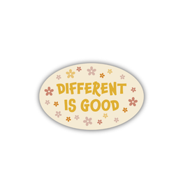 Stickers Northwest Inc. Different is Good With Flowers Sticker