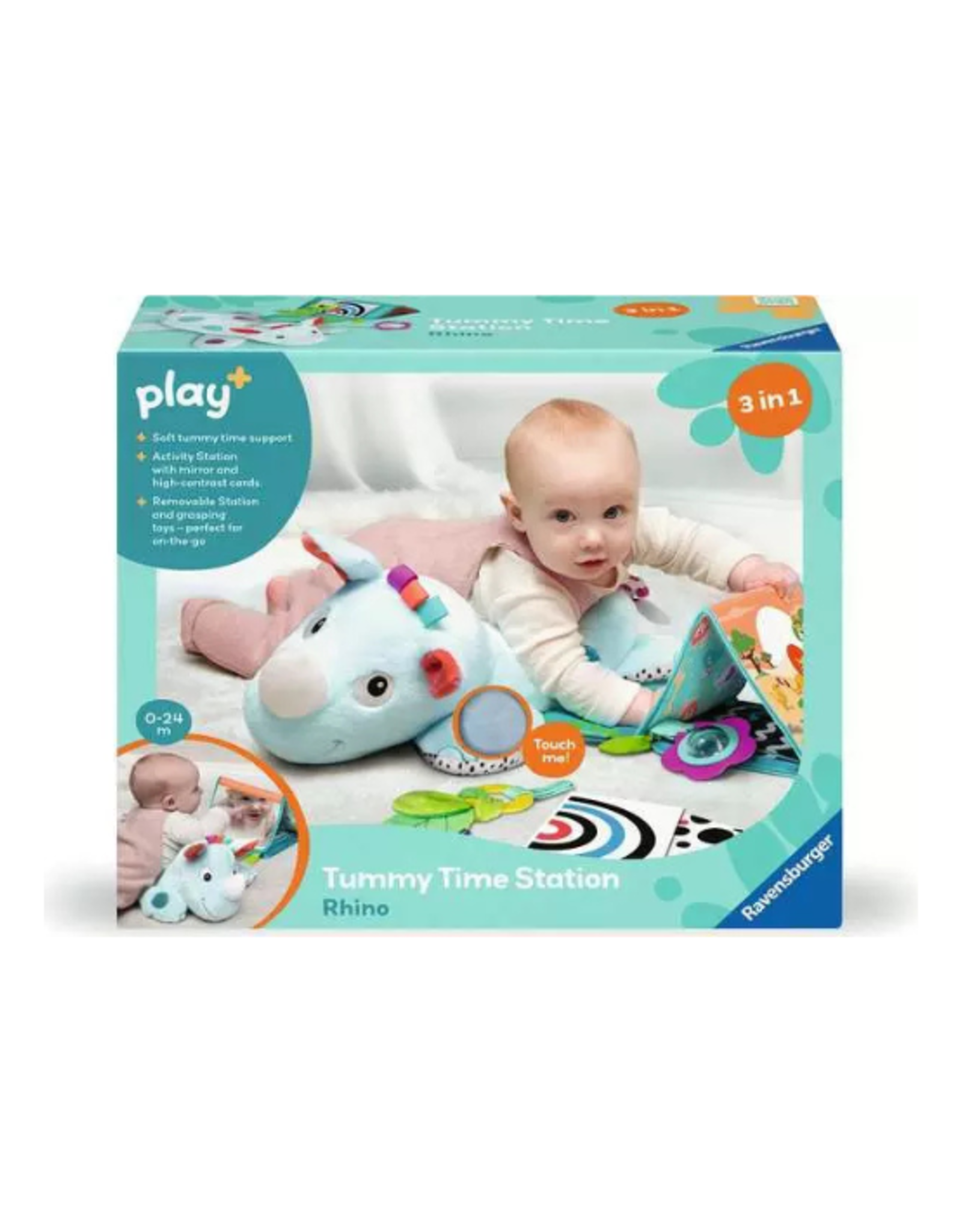 Ravensburger Ravensburger - Play+ Tummy Time Activity Station: Rhino