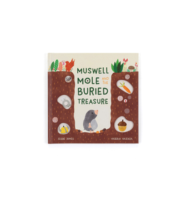 Jellycat Muswell Mole and the Buried Treasure Book