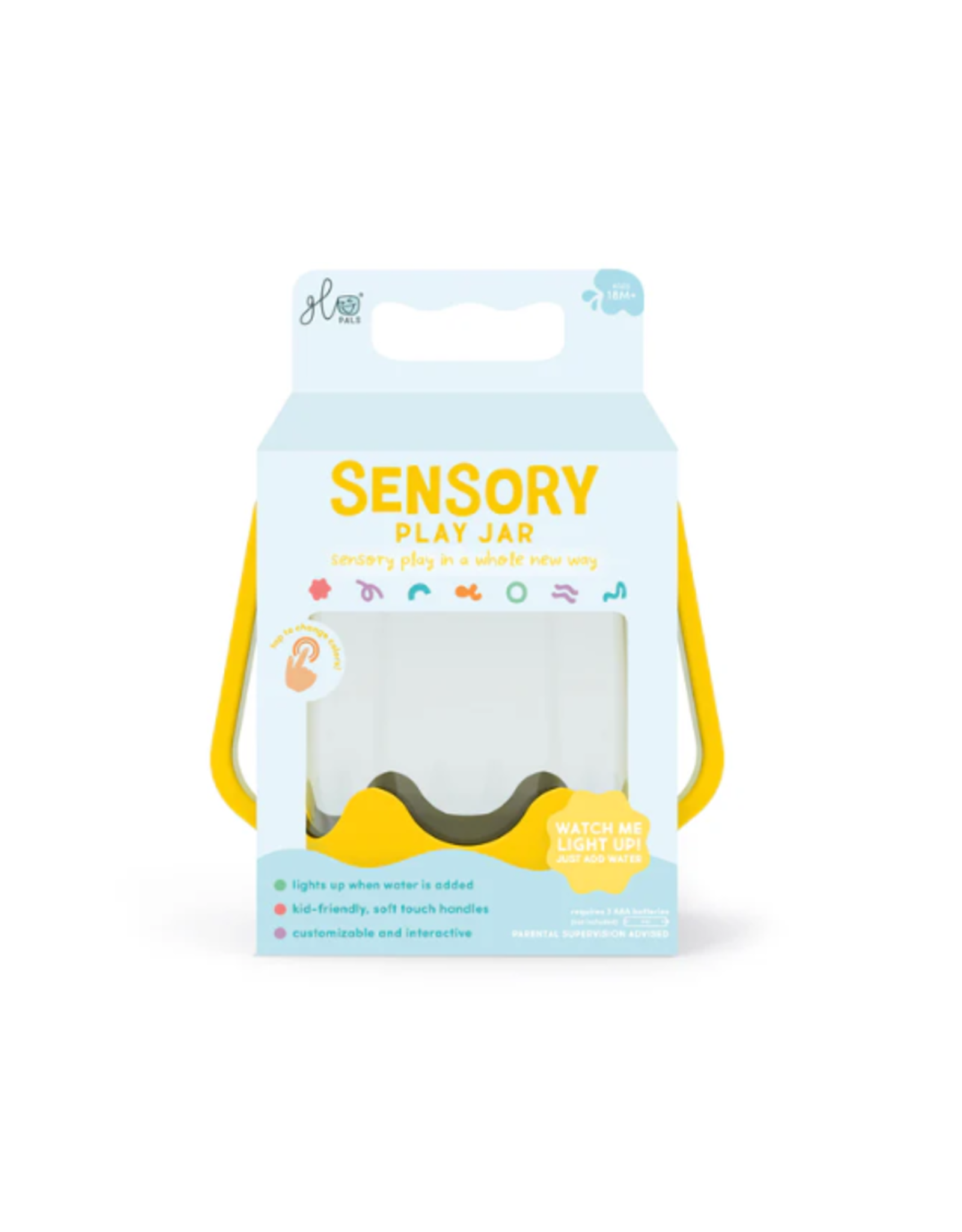 Glo Pals Glo Pals - Sensory Light Up Jar (Yellow)
