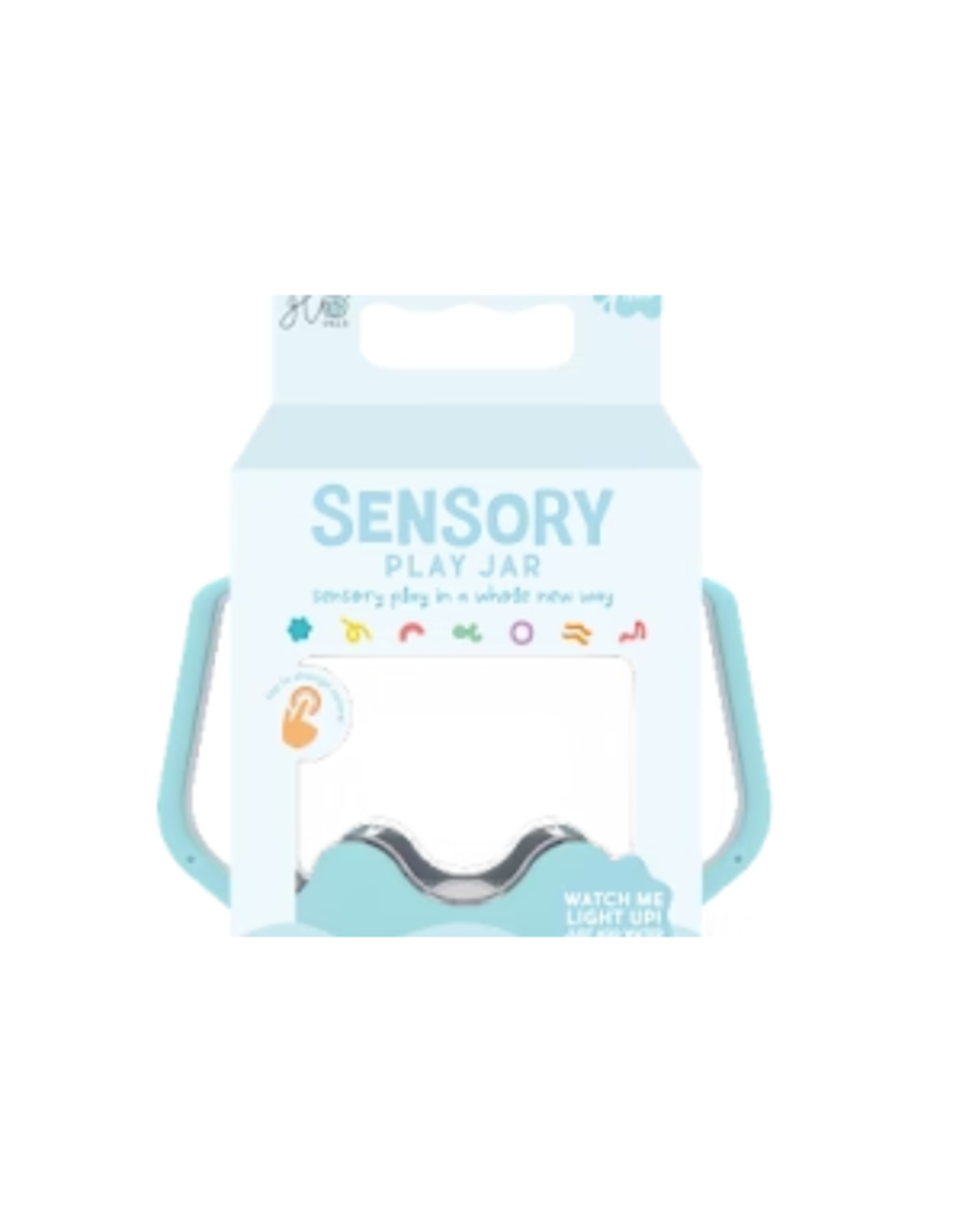 Glo Pals Glo Pals - Sensory Light Up Jar (Frosty Blue)