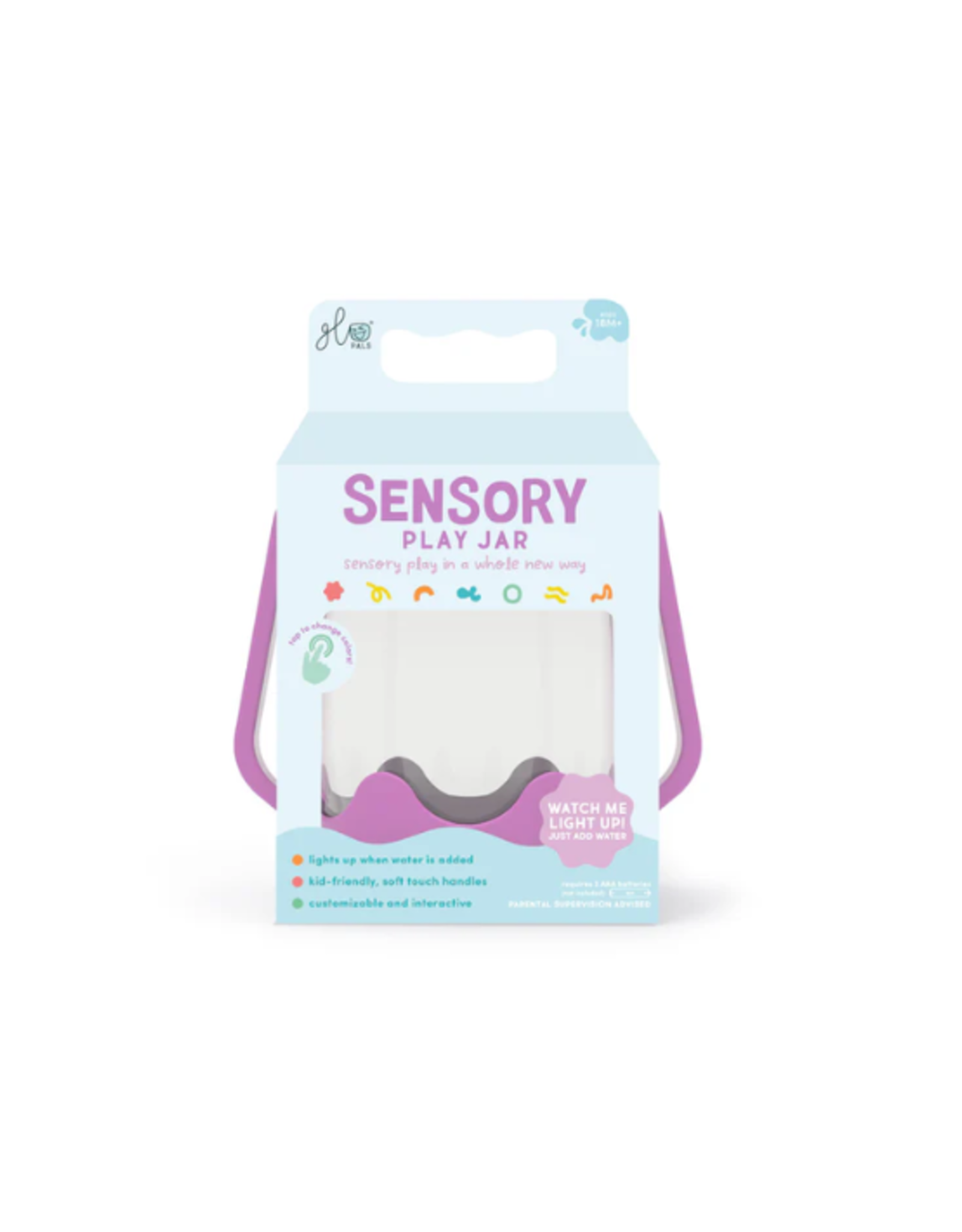 Glo Pals - Sensory Light Up Jar (Purple)
