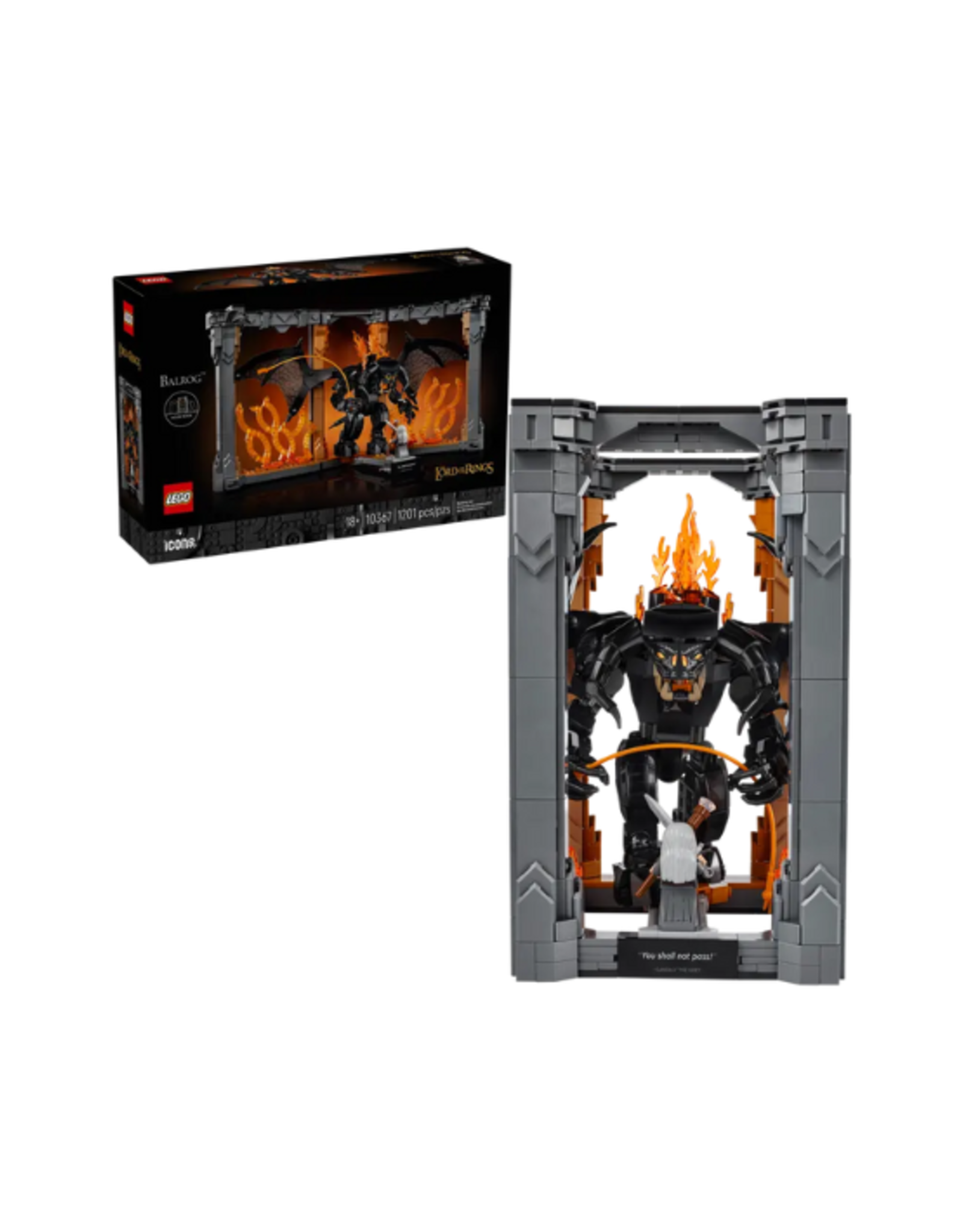 Lego Lego - Icons - 10367 - The Lord of the Rings: Balrog™ Book Nook