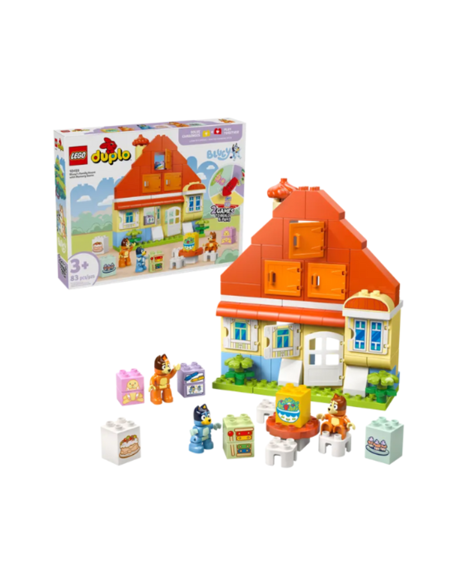 Lego Lego - Duplo - 10459 - Bluey's Family House with Memory Game