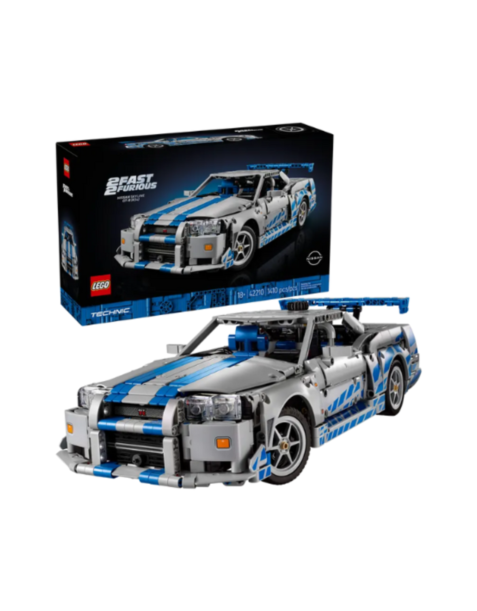 Lego Lego - Technic - 42210 - 2 Fast 2 Furious Nissan Skyline GT-R (R34) Car
