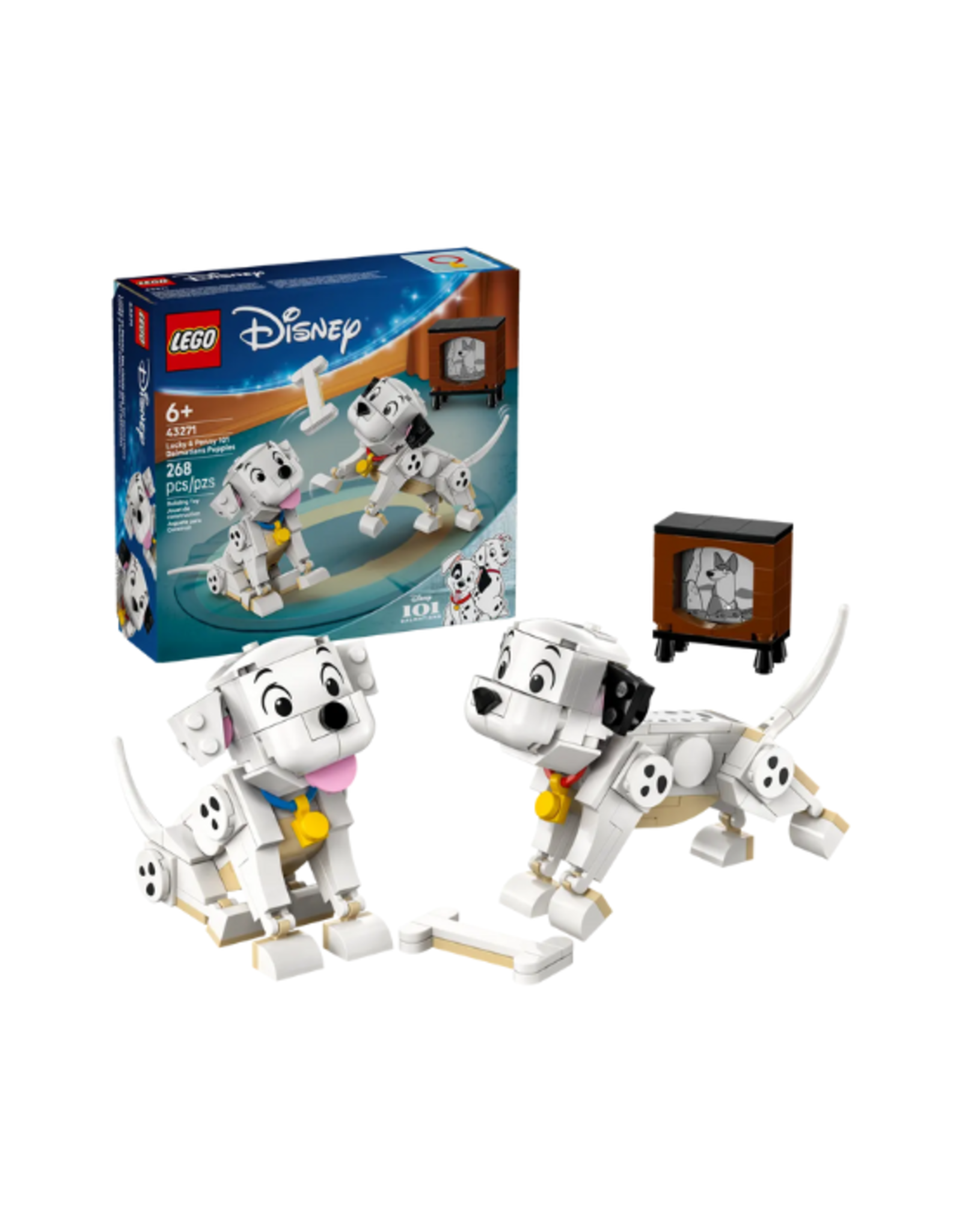 Lego Lego - Disney - 43271 - Lucky & Penny 101 Dalmatians Puppies
