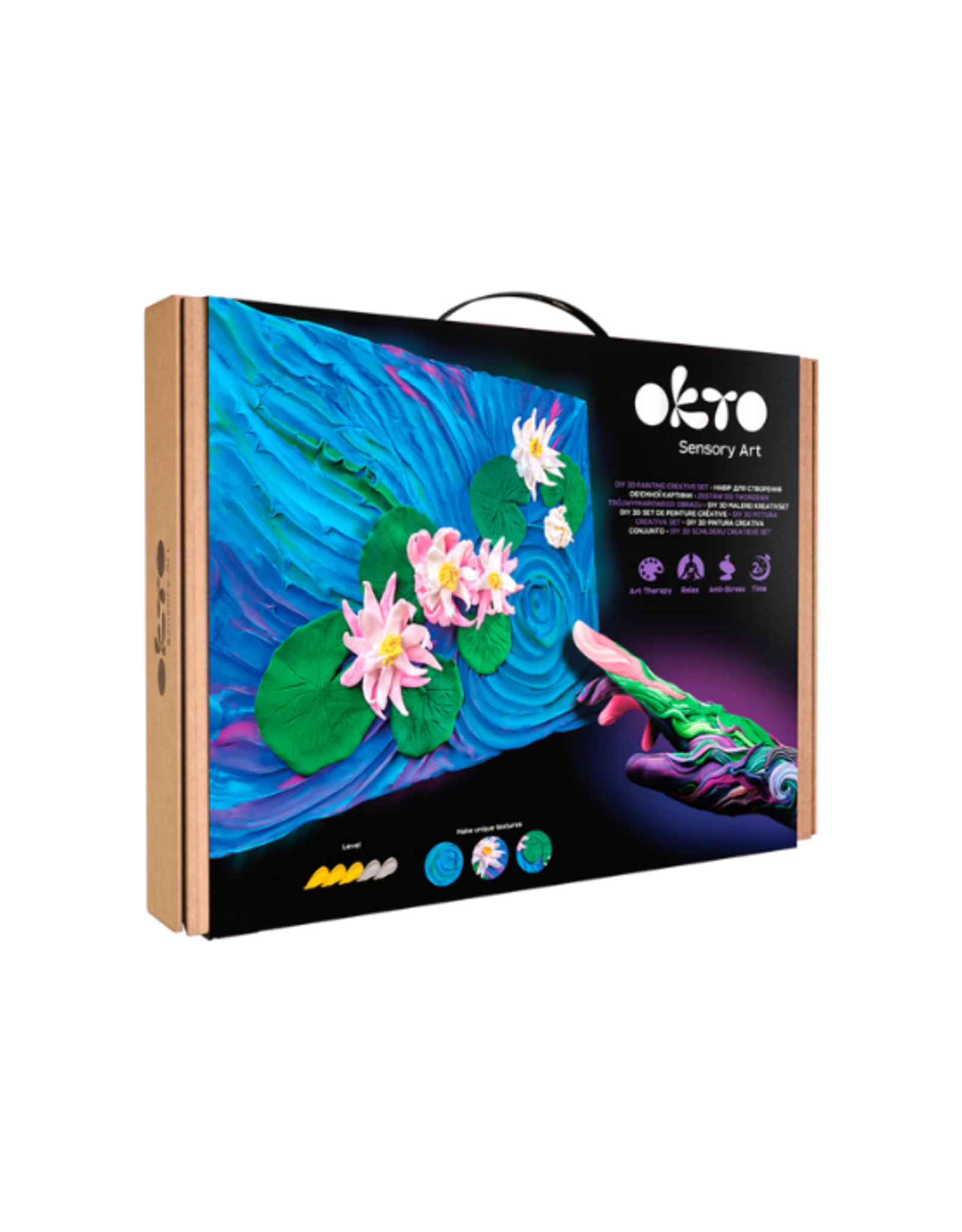 Okto Okto - DIY 3D Creative Painting Set Water Lilies