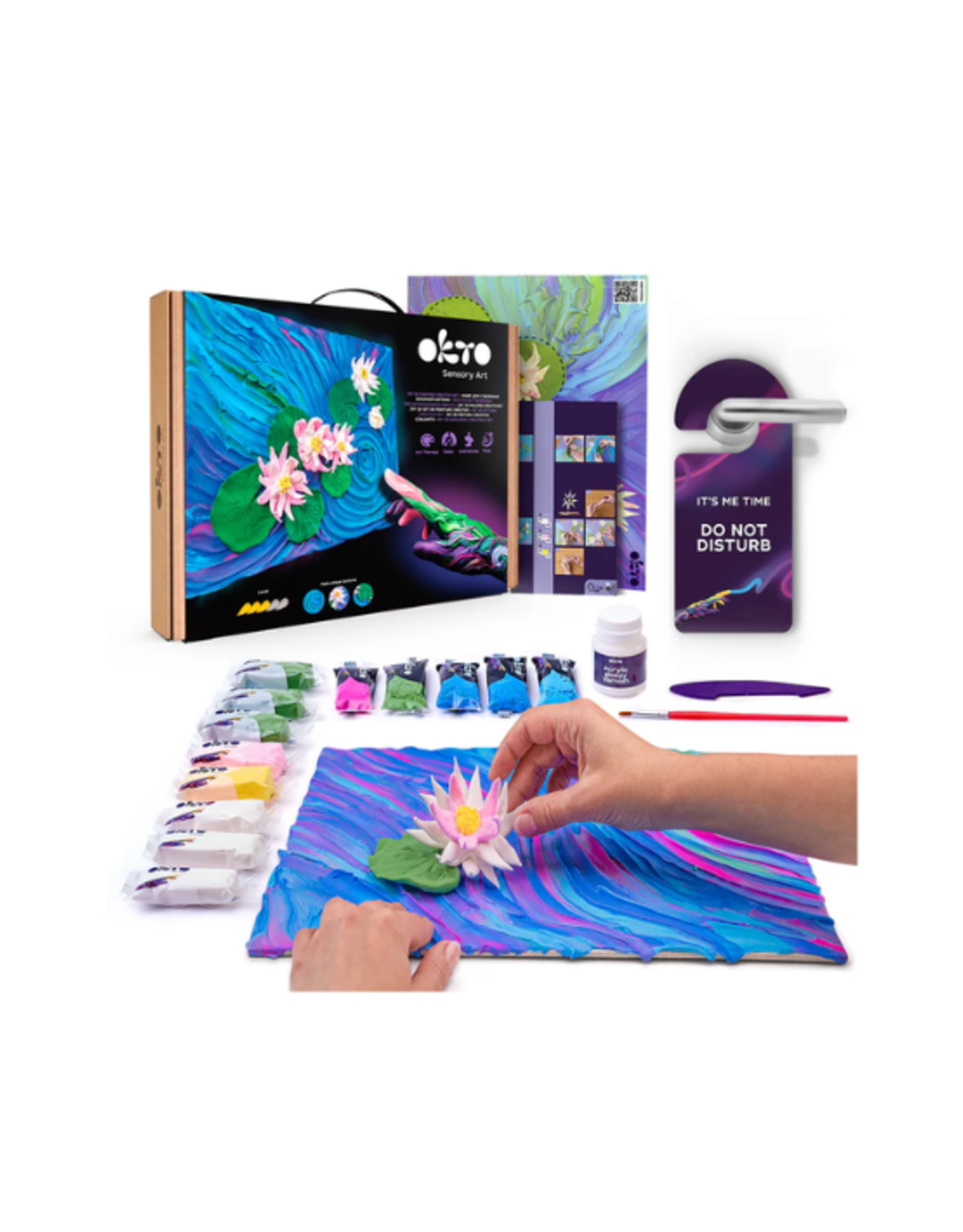 Okto Okto - DIY 3D Creative Painting Set Water Lilies