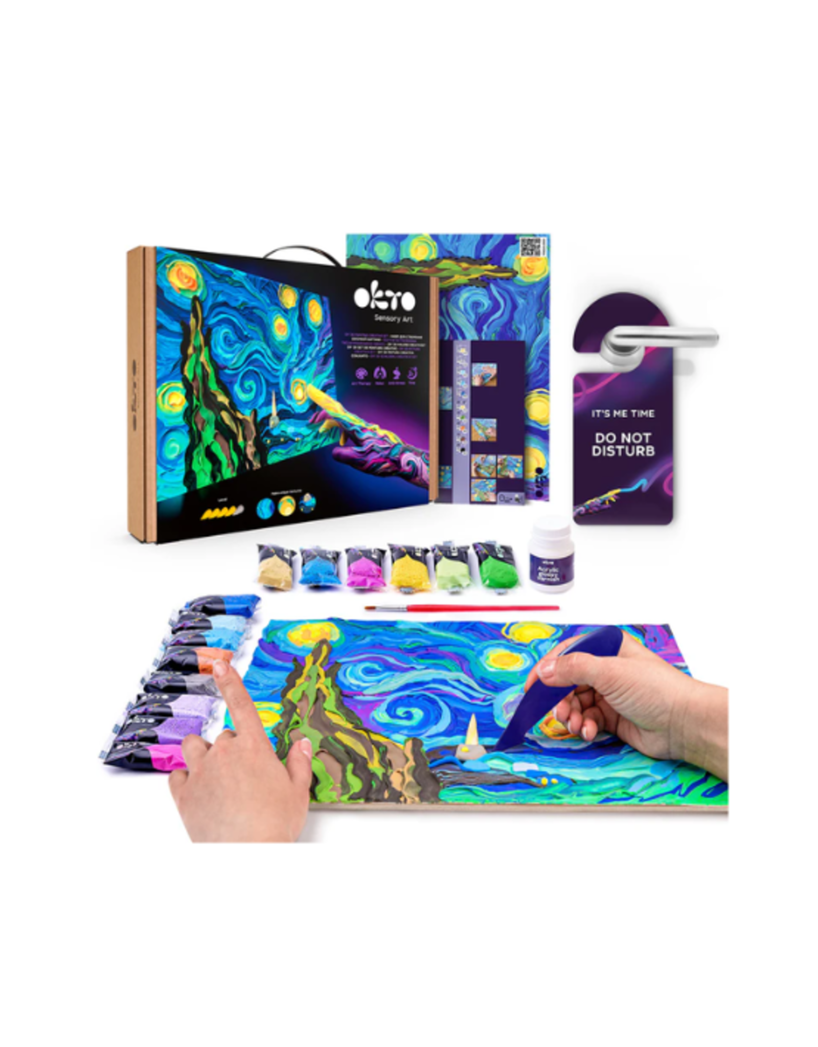 Okto Okto - DIY 3D Creative Painting Set Starry Night