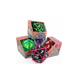 Kess Drop Dots D20 Tactile Bouncy Dice Toy Assorted