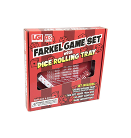 Imagination Gaming Farkel Game Set with Deluxe Rolling Tray