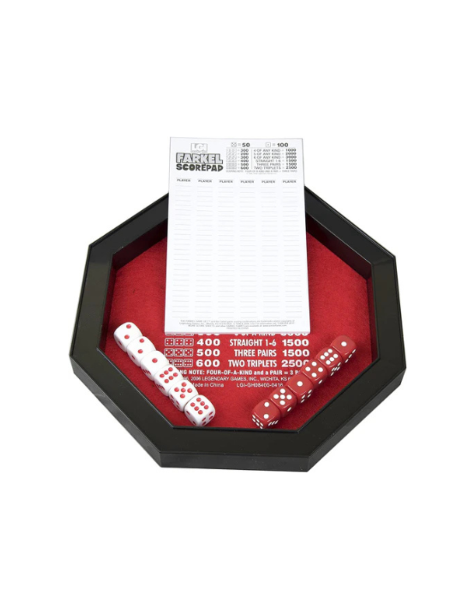 Imagination Gaming Imagination Gaming  - Farkel Game Set with Deluxe Rolling Tray