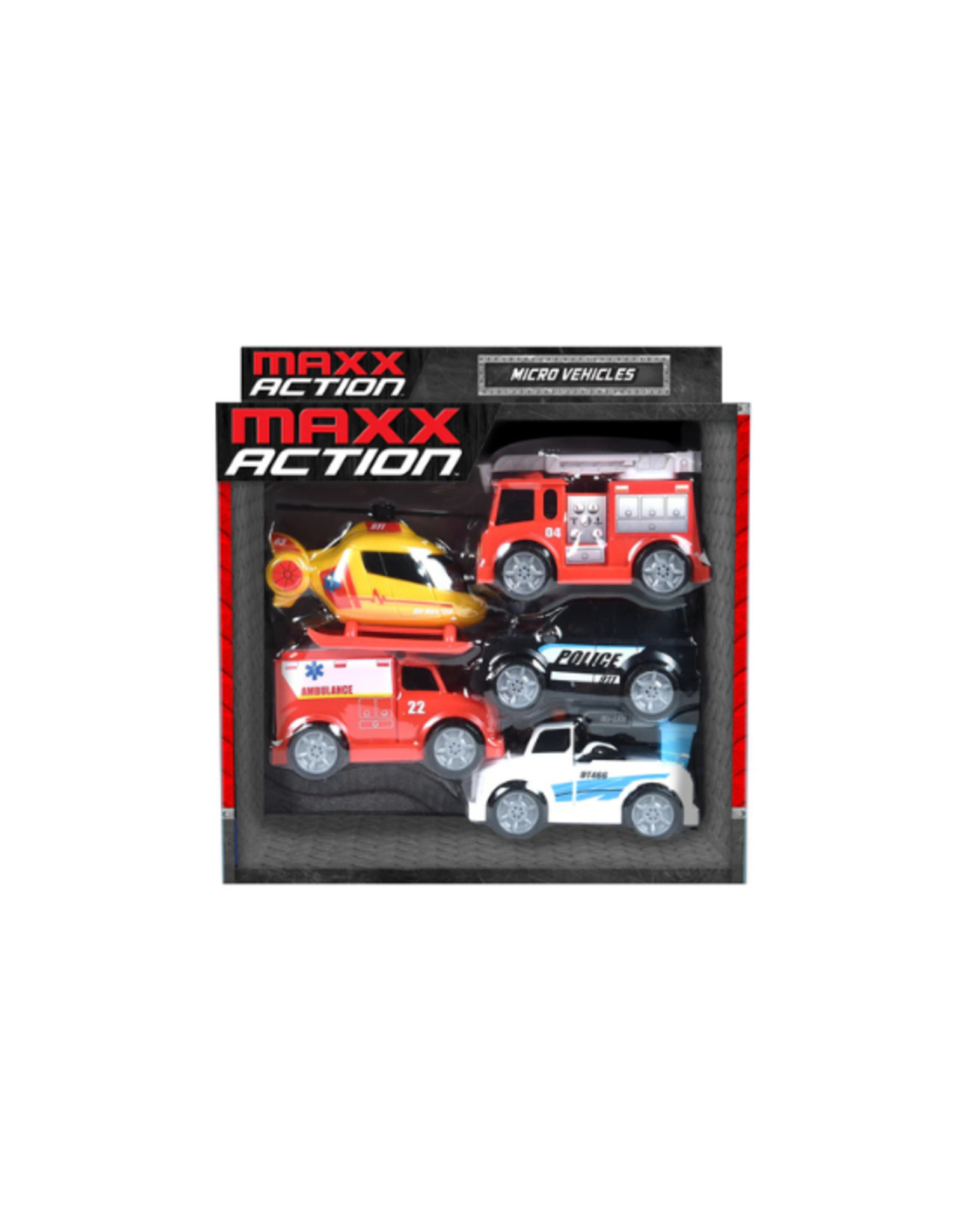 Sunny Days Sunny Days Entertainment  - Micro Mini City Rescue Car & Truck Set