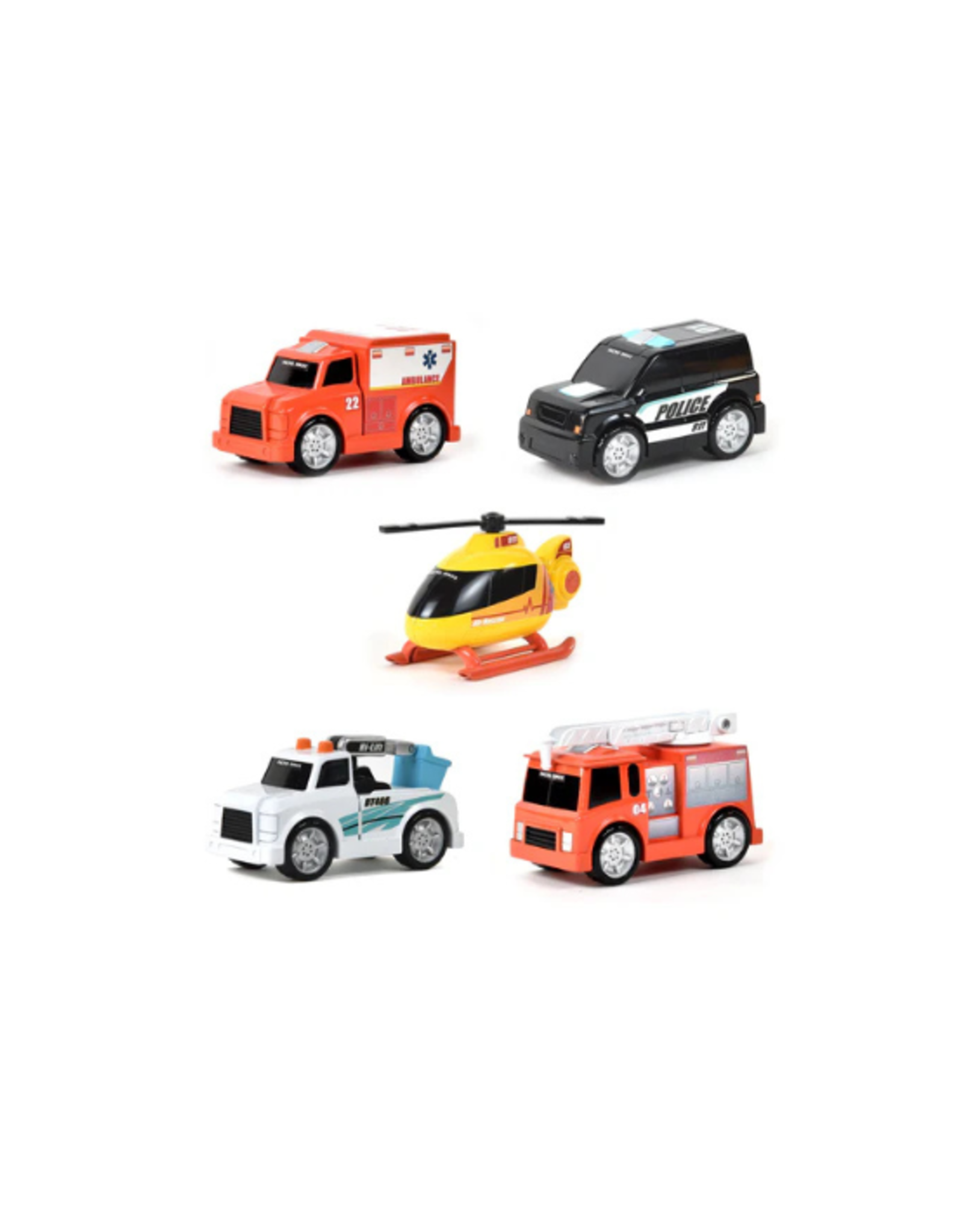 Sunny Days Sunny Days Entertainment  - Micro Mini City Rescue Car & Truck Set