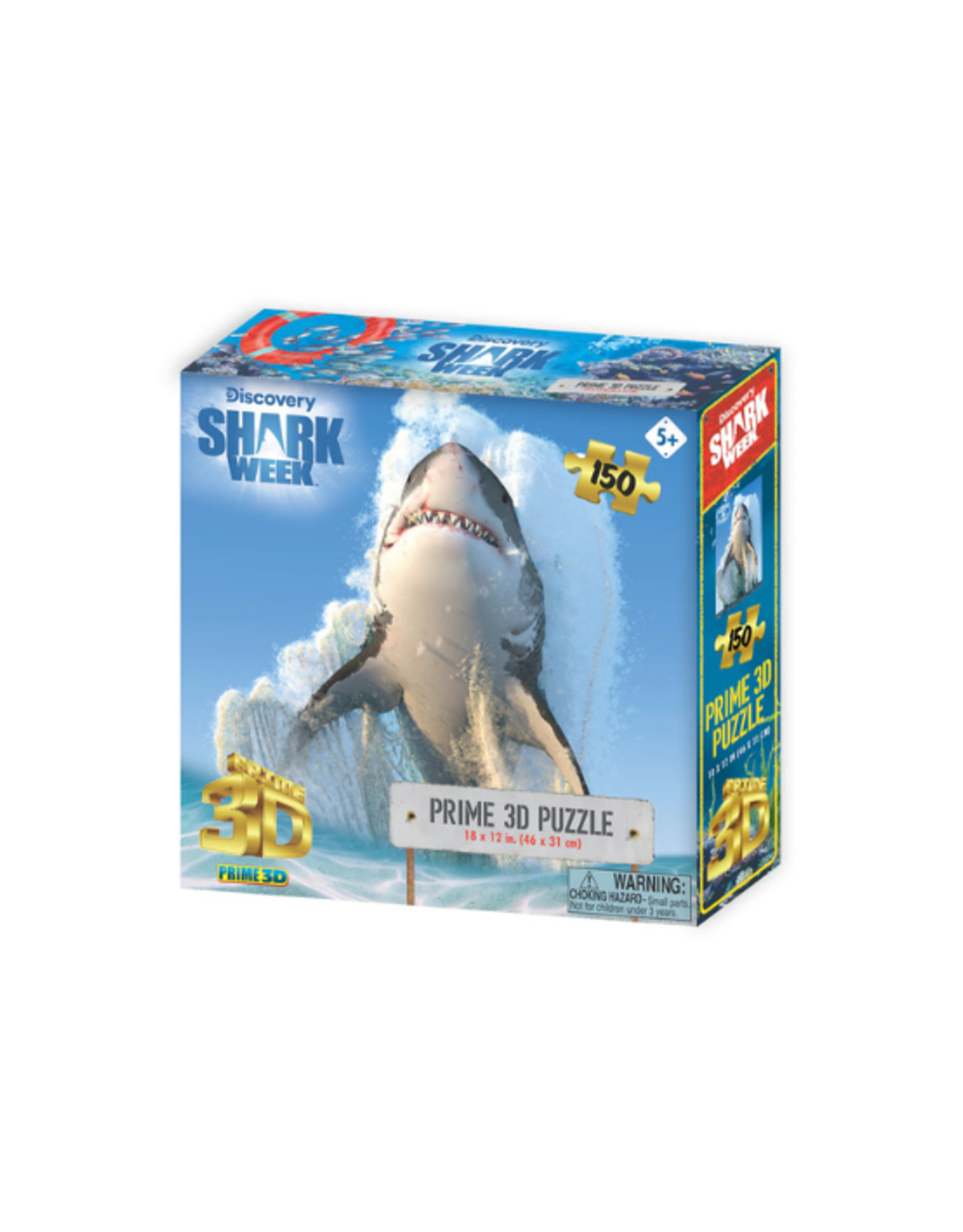 Prime3D Prime3D  - 150pcs - Great White Shark Shark Week 3D