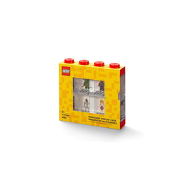 Lego 8 Minifigure Display Case Bright Red