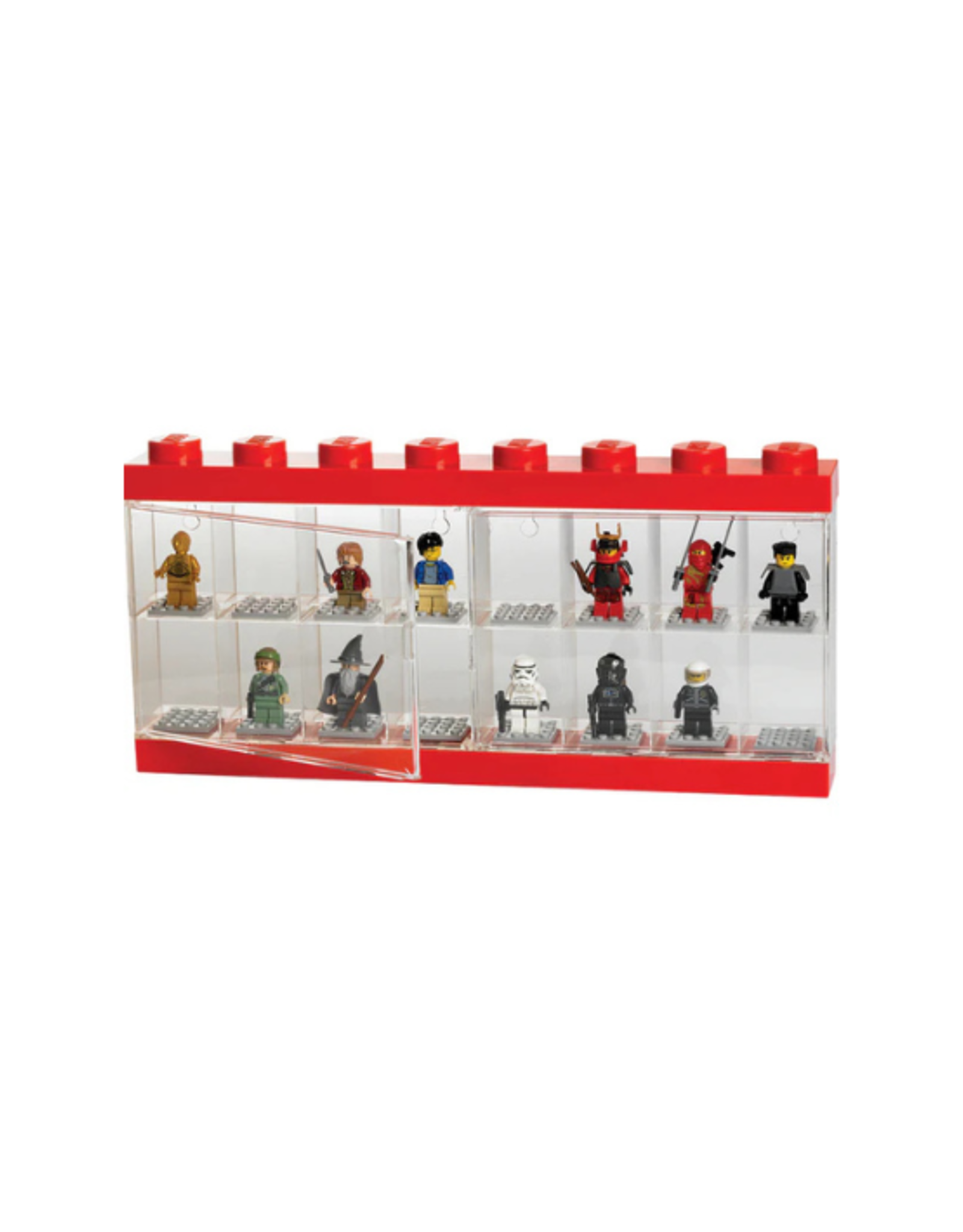 Lego Lego - 16 Minifigure Display Case Bright Red