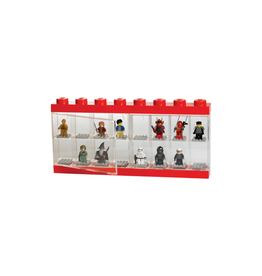 Lego 16 Minifigure Display Case Bright Red