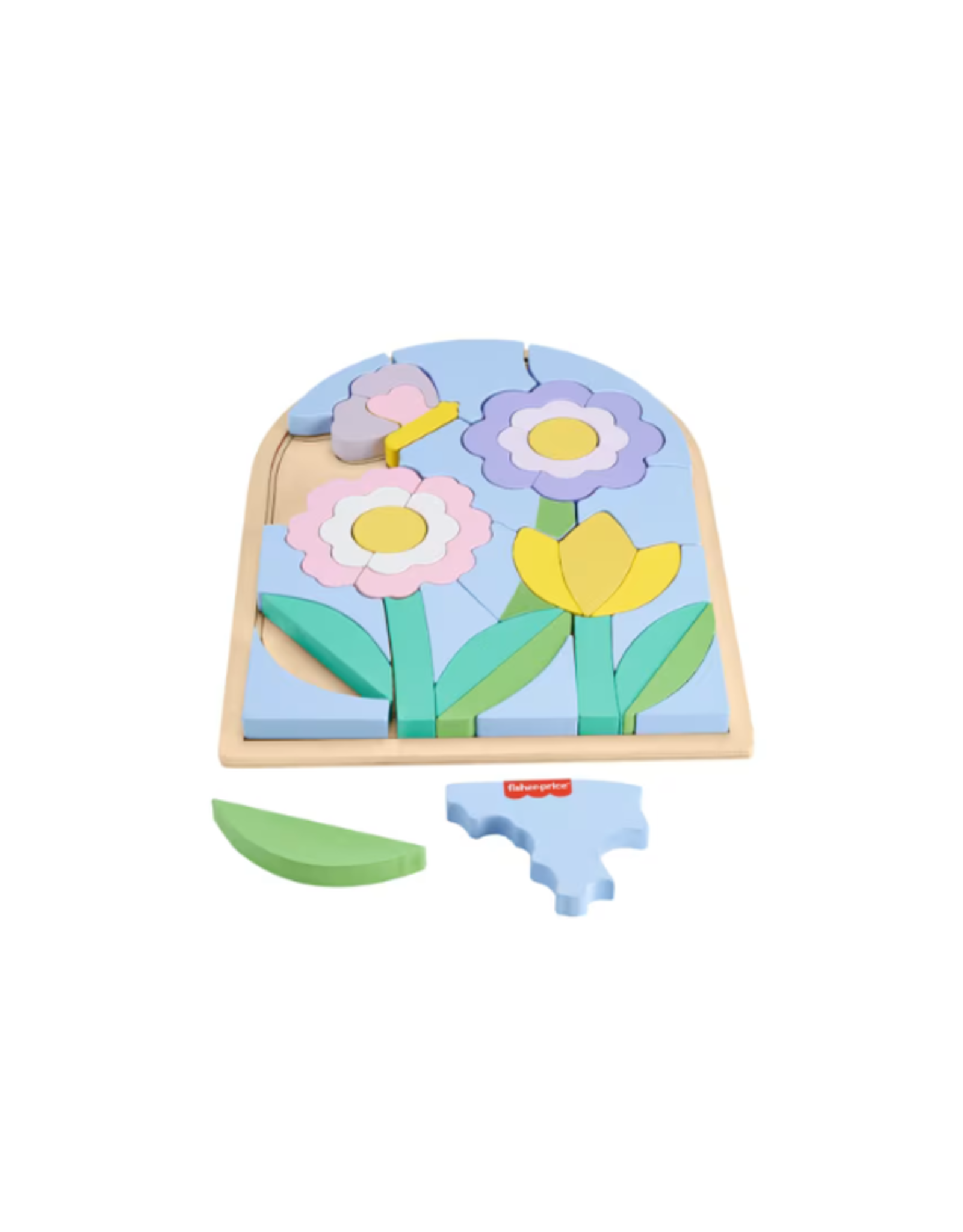 Fisher Price - Wooden Flower Puzzle Blocks