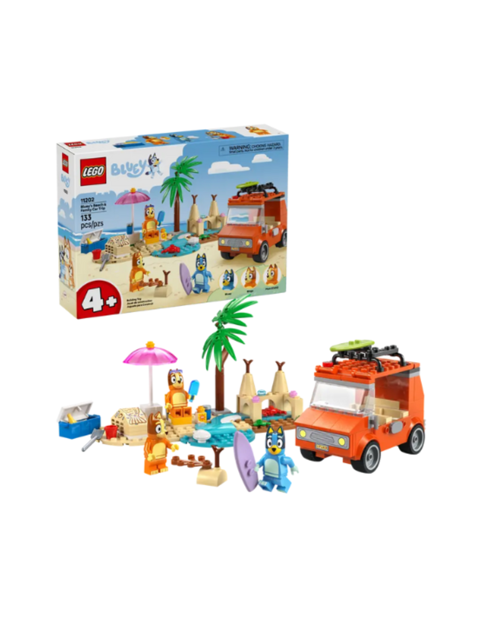 Lego Lego - Bluey - 11202 - Bluey's Beach & Family Car Trip