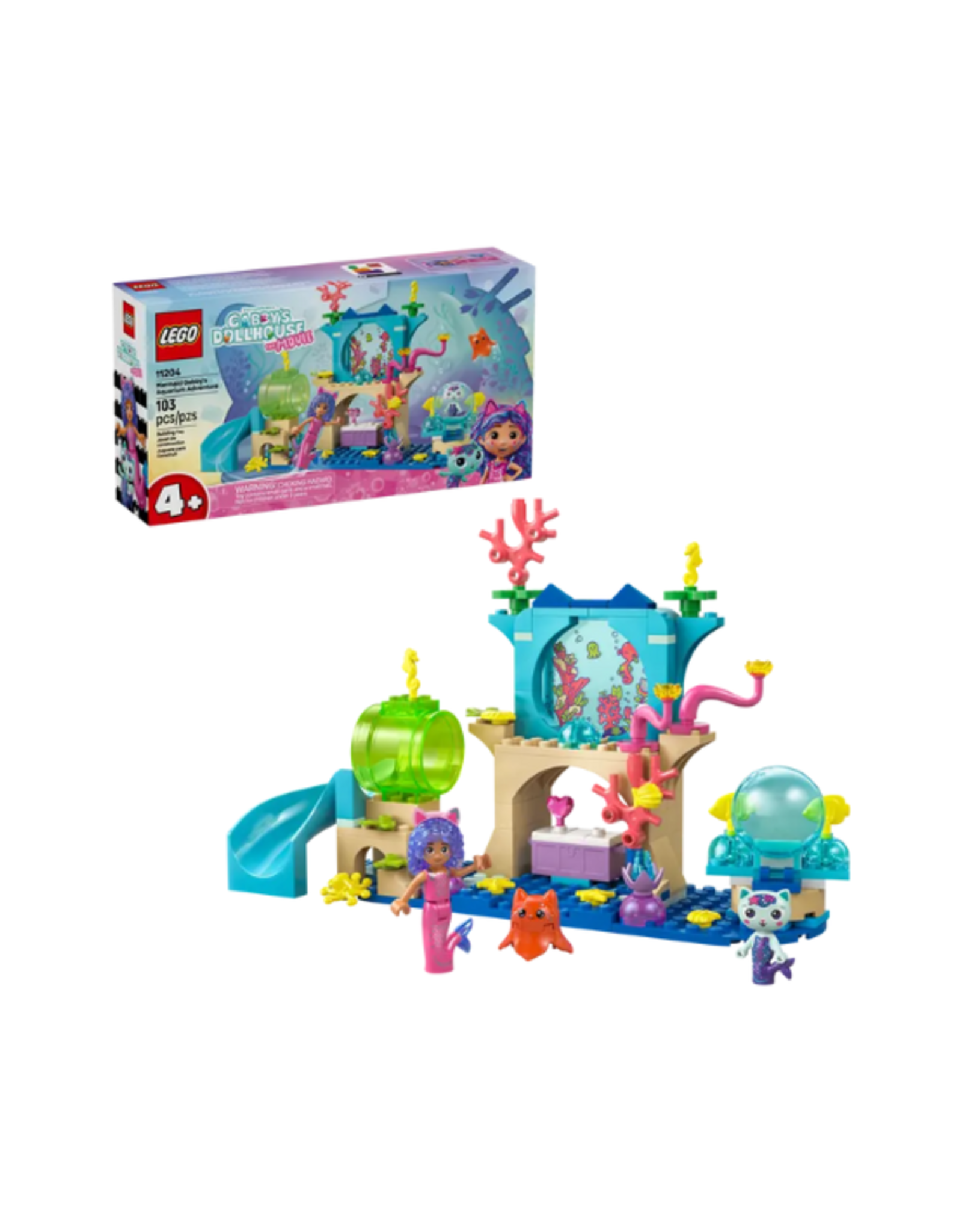 Lego Lego - Gabby's Dollhouse - 11204 - Mermaid Gabby's Aquarium Adventure