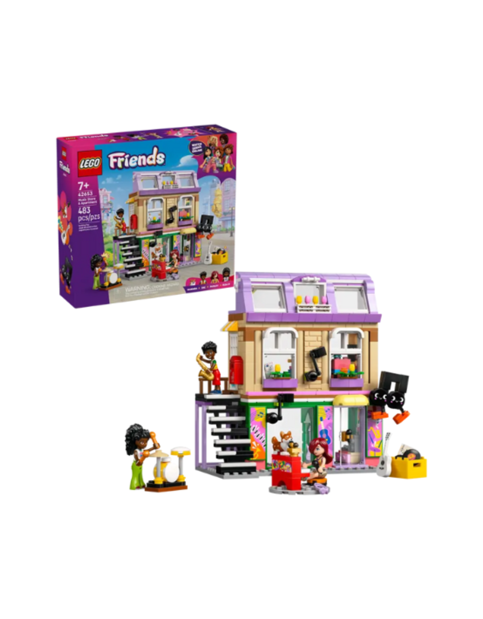 Lego Lego - Friends - 42653 - Music Store & Apartment