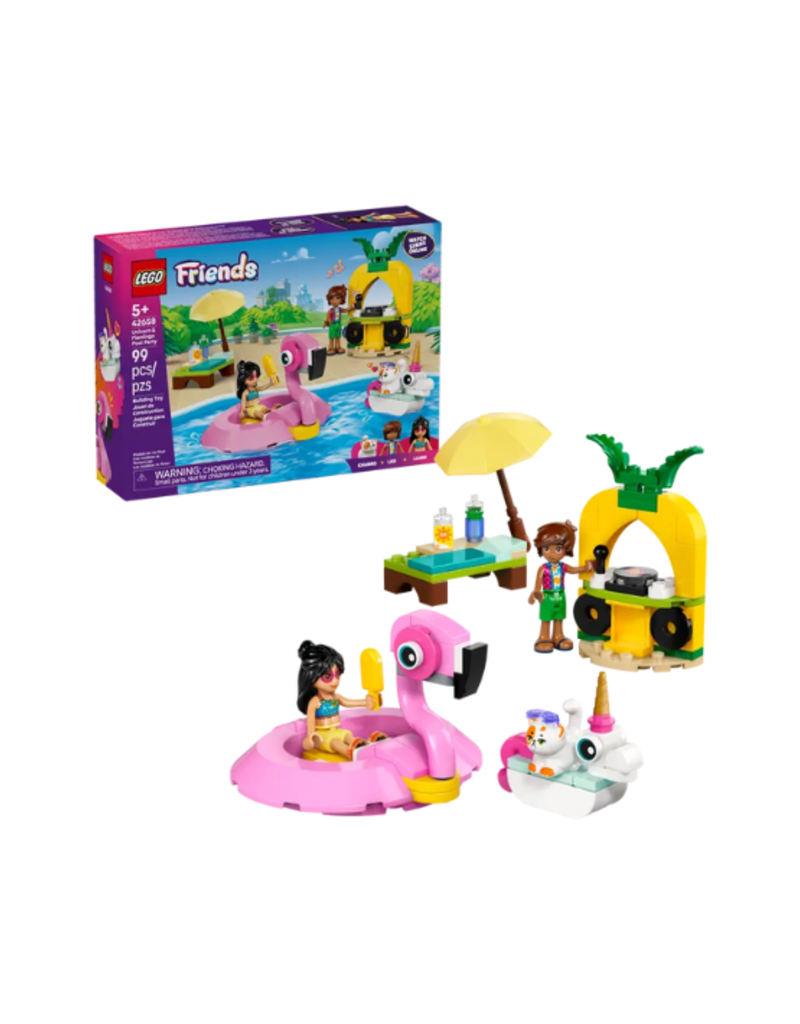 Lego Lego - Friends - 42658 - Unicorn & Flamingo Pool Party