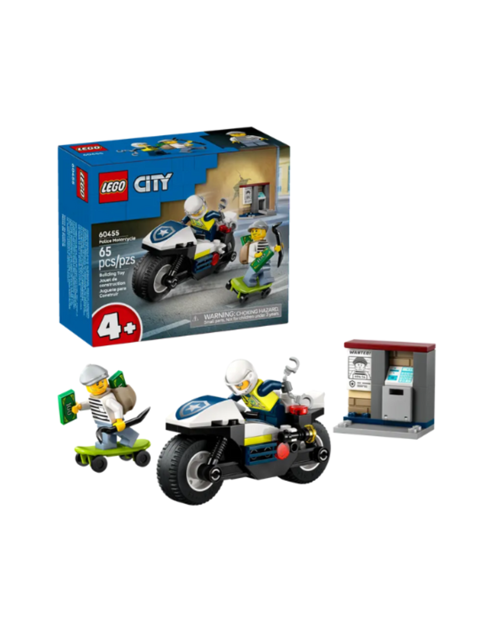 Lego Lego - City - 60455 - Police Motorcycle Chase