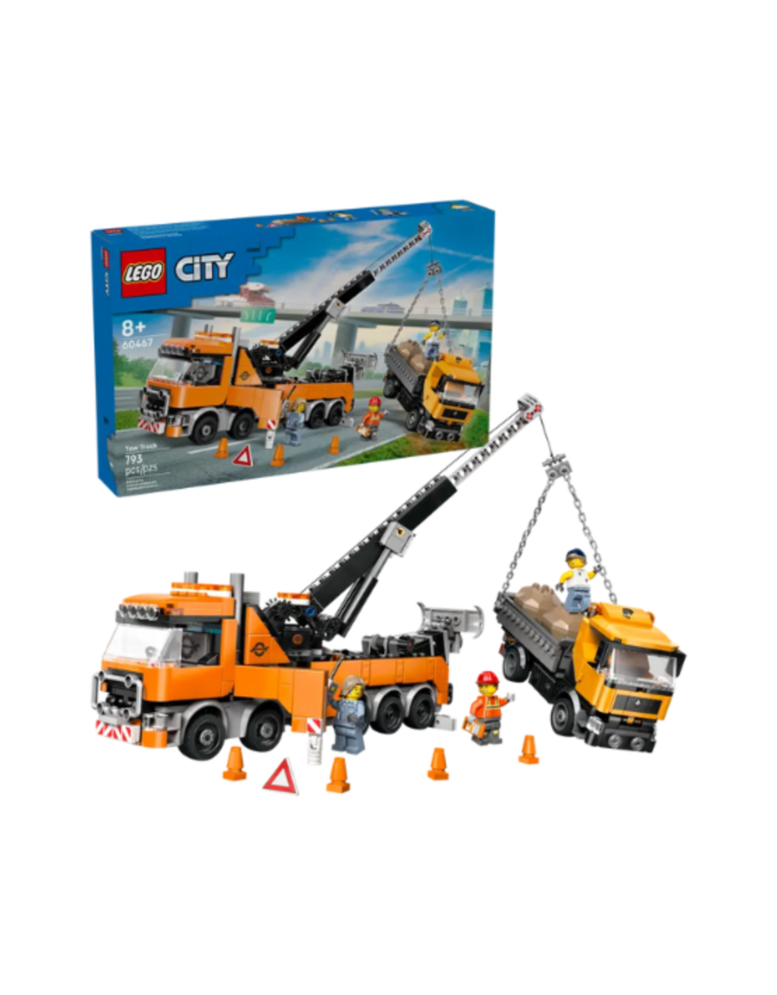 Lego Lego - City - 60467 - Heavy-Duty Recovery Tow Truck with Crane