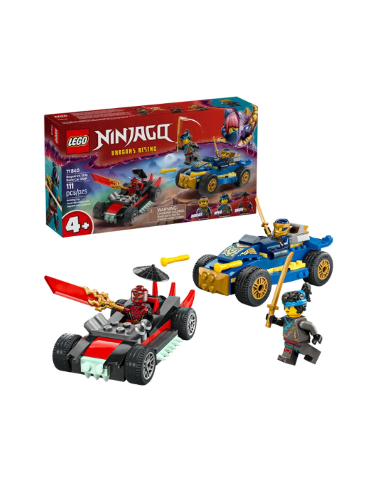 Lego Lego - Ninjago - 71840 - Rogue vs. Drix Race Car Duel
