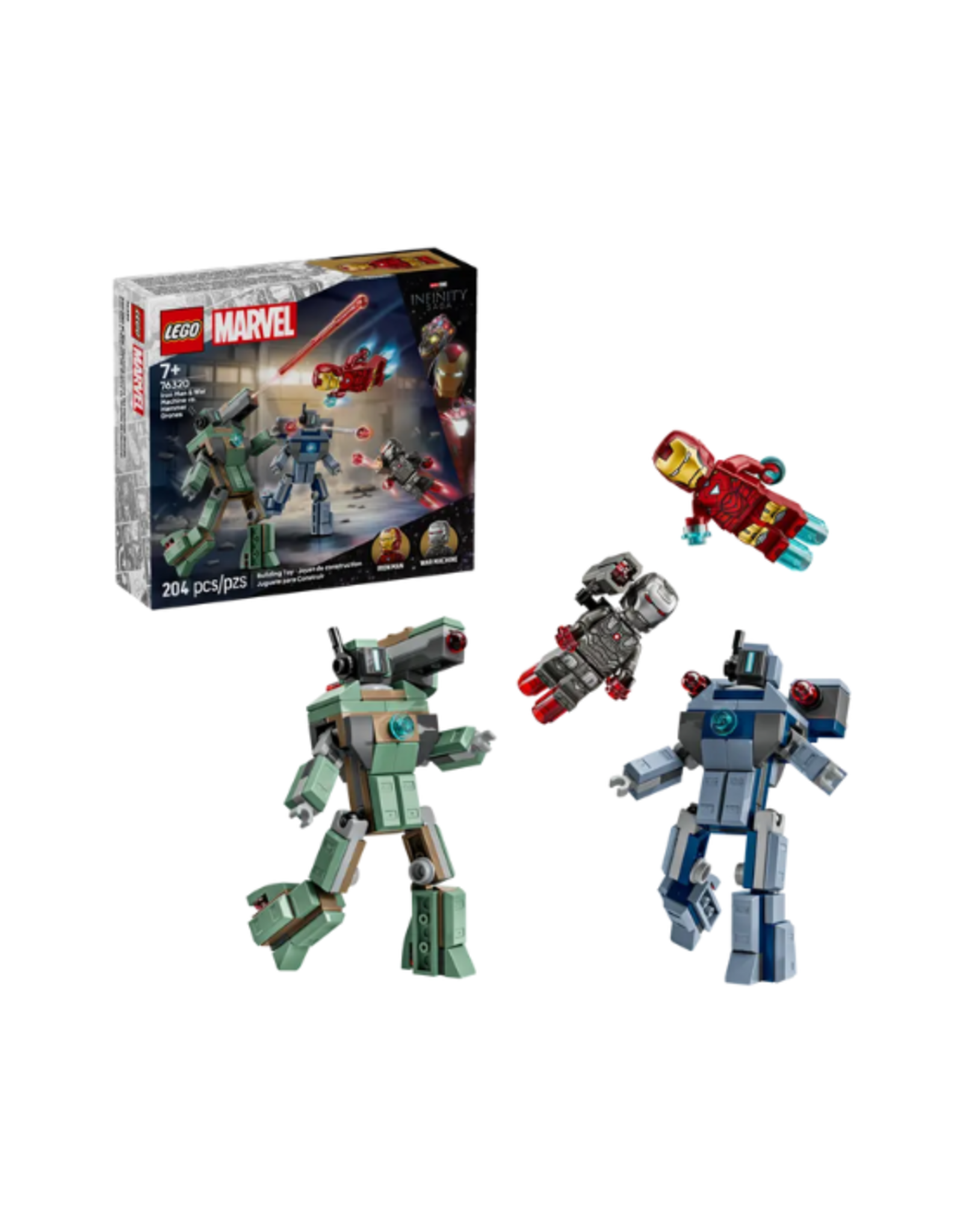 Lego Lego - Marvel - 76320 - Iron Man & War Machine vs. Hammer Drones