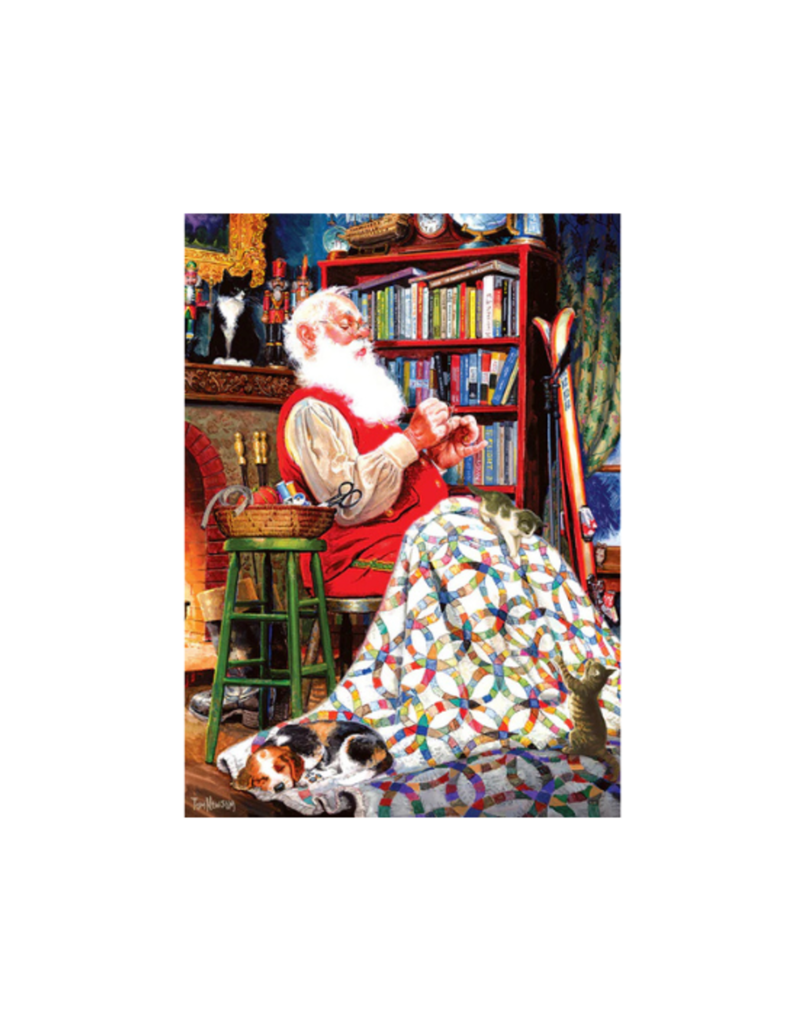 Cobble Hill Cobble Hill - 1000pcs - Santa's Quilt
